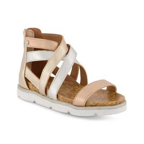 Kenneth Cole Reaction Kids New York Big Girls Lise Billie Flats, Size 2 - Picture 1 of 10